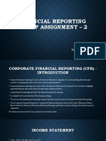 Financial Reporting Group Assignment - 2: by - Shrivats Sonthalia