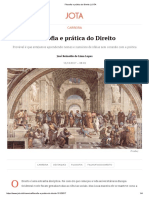 Lopes, J R L - Filosofia e Prática Do Direito (Jota, 2017)