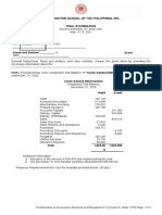 Fundamentals of Accountancy Business and Management 1 (Lehnard D. Gellor, CPA) Page 1 of 4