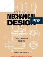 Handbook of Mechanical Design by George F Nordenholt and John Sasso and Joseph Kerr