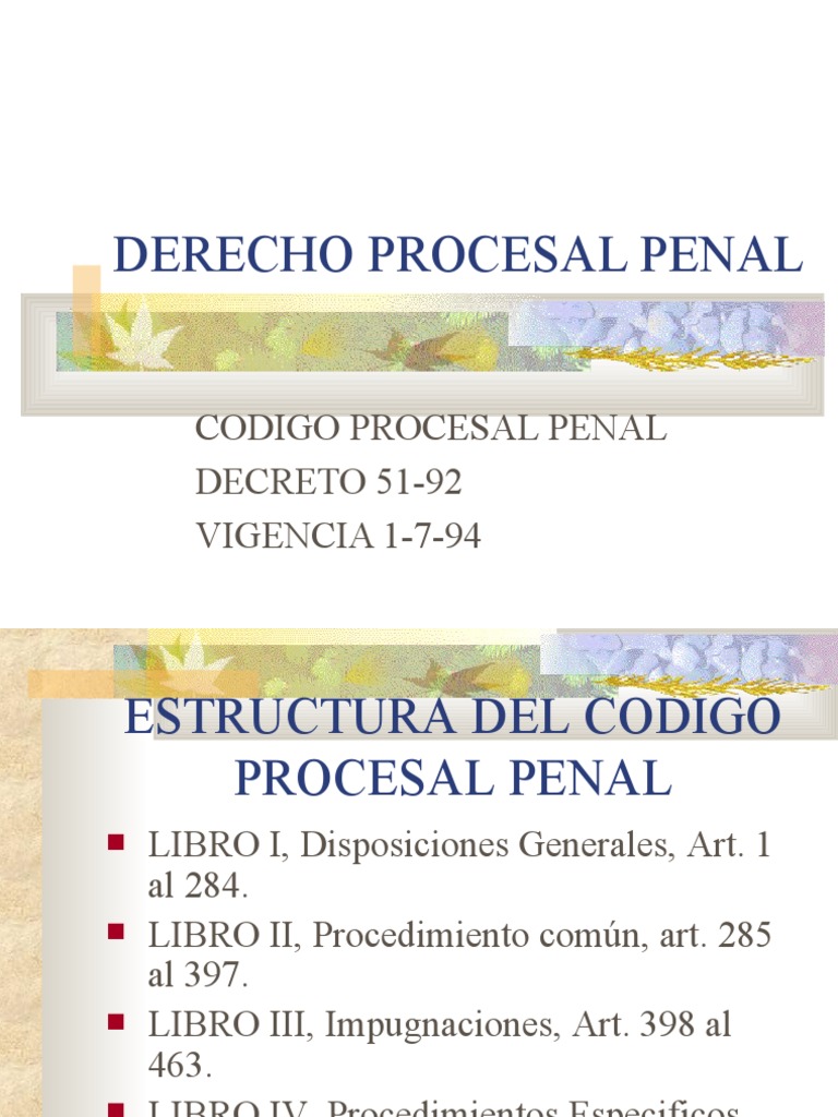 Derecho Procesal Penal Ii | PDF | Queja | Ley procesal