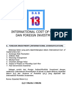 13 International Cost of Capital Foreign Investment