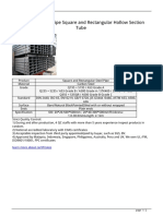 Mild Steel q235 Pipe Square and Rectangular Hollow Section Tube