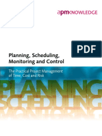 Planning Scheduling Monitoring and Control