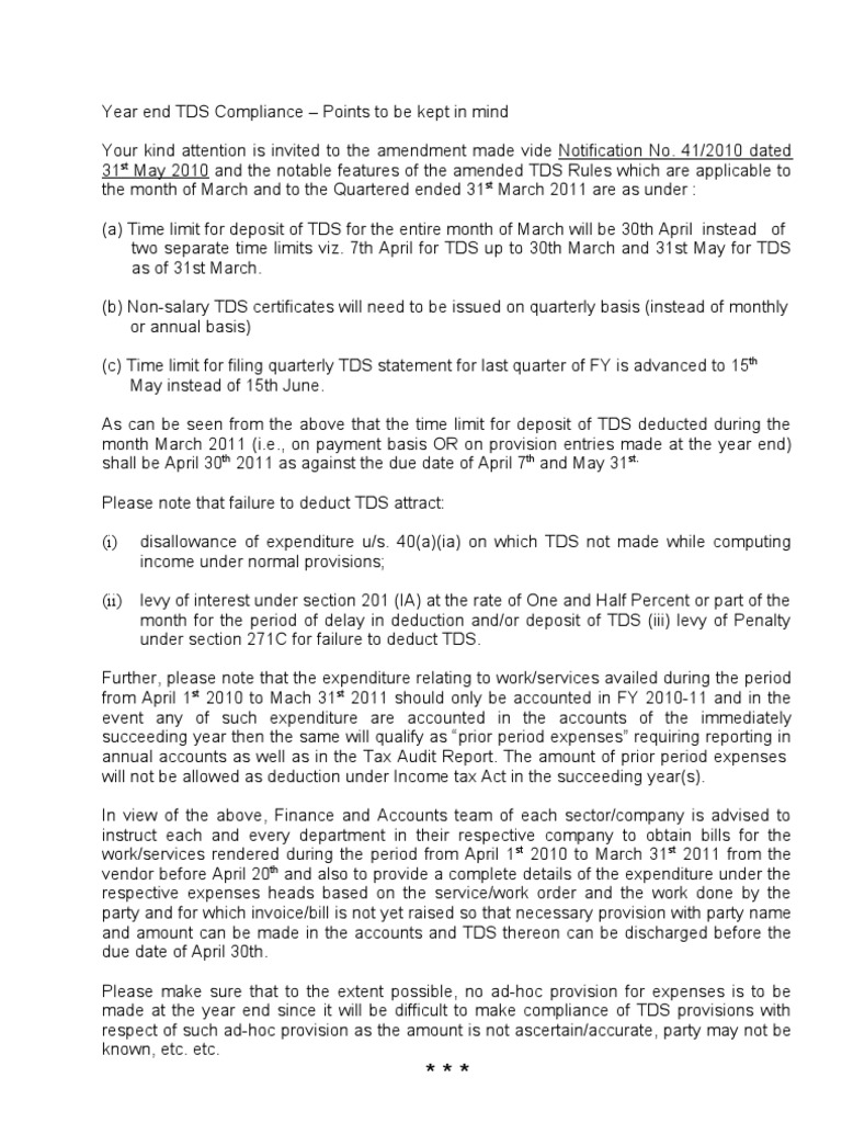 New TDS Rules | PDF | Expense | Invoice