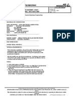 Rocess Ystems Ngineering Valve Specification: Globe, Bolted Bonnet, Os&Y 1/2" - 2", CLASS 800, 1975 PSIG CWP