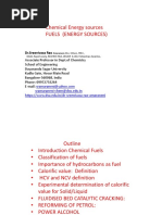 Chemical Energy Sources