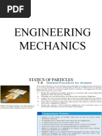 Engineering Mechanics-Statics of Particles