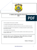 #1º Simulado Missão Policial - PRF (2018)
