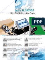 Series: High Resolution Inkjet Printer