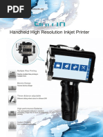 Handheld High Resolution Inkjet Printer: Multiple Files Printing