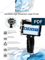 Handheld High Resolution Inkjet Printer: Multiple Files Printing