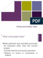 Secondary Data