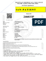 Indian-Patient: Christian Medical College