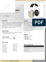 FT FONO STEELPRO ZEN 5 CINTILLO SNR 24dB BEIGE