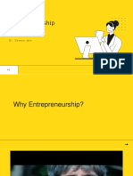 Why Entrepreneurship