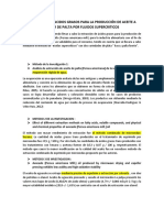 Extraccion de Acidos Grasos para La Producción de Aceite A Partir de Palta Por Fluidos Supercriticos