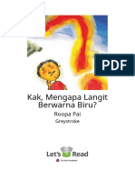 BUKU Kak Mengapa Langit Berwarna Biru