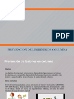 Charla Prevencion de Columna