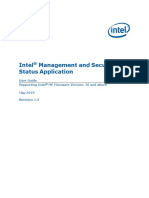 Intel Management and Security Status Application: User Guide