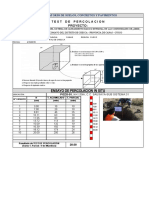Prueba de Percolacion y K de Permehabilidad
