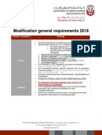 Modification General Requirements 2018: Drawings Comment Description