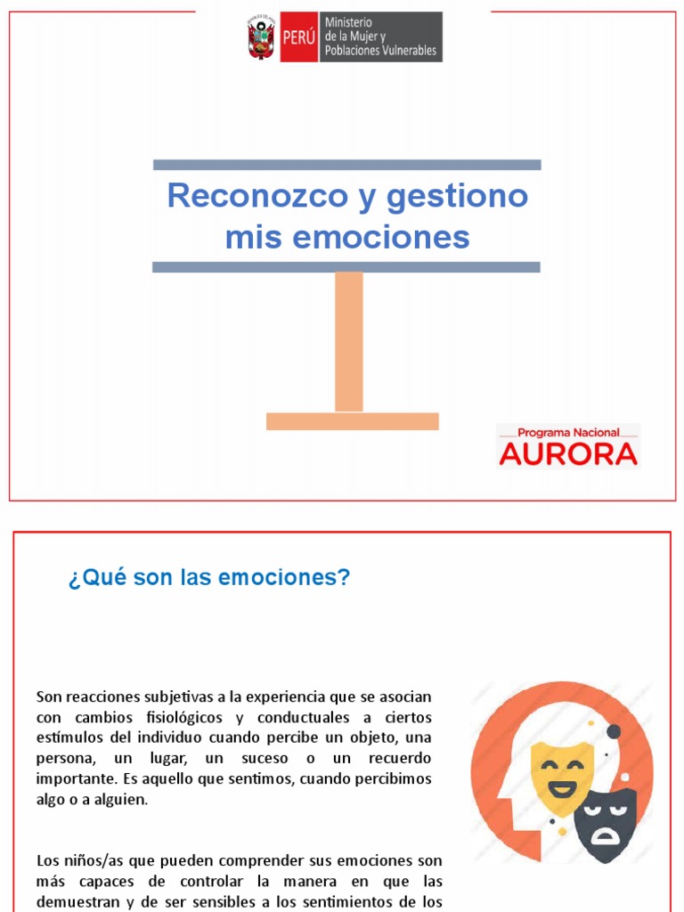 Gestión y reconocimiento de emociones | PDF | Ira | Las emociones