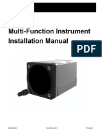 Multi-Function Instrument Installation Manual: 190-02246-00 November, 2019 Revision 1