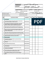 Aramco HDPE Liner Inspection Checklist