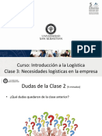 Clase 3. Necesidades Logísticas en La Empresa