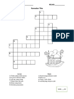 Ramadan Tiba Crosswords