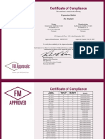 Certificate of Compliance: Expansion Shields