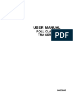 User Manual: Roll Clamps Tra-Series