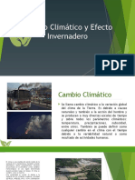 Presentación Ambiente y Sociedad - Cambio Climatico y Efecto invernadero 1