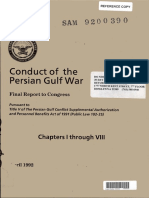 Conduct of The Persian Gulf War An Interim Report To Congress