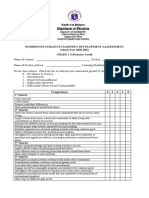 Homeroom Guidance Learners Development Assessment Grade 1 To 3 Primary