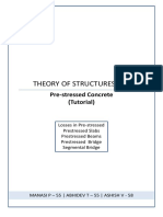 Theory of Structures - 09: Pre-Stressed Concrete (Tutorial)