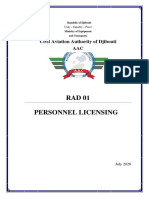 RAD 01 Licence Du Perrsonnel - English Version