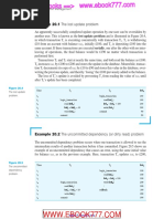 Example 20.1 The Lost Update Problem: Transaction Management