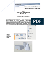 Solidos AutoCAD e SketchUp