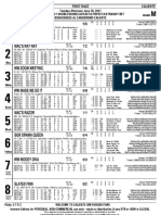 Caliente First Race Caliente: Yards Grade