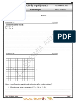 Devoir de Synthèse N°2 - Math - 2ème Lettres (2011-2012) Mme GUESMIA Aziza