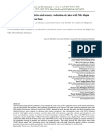 Physic-Chemical Characteristics and Sensory Evaluation of Cakes With Nile Tilapia (Oreochromis Niloticus) Waste Flour