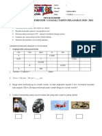 Matematika V Tes Akhir Semester I