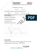 Devoir de Synthèse N°2 - Math - 2ème Lettres (2013-2014) Mr Bouzouraa.Anis 