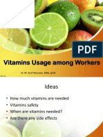 Dr. Arief Panduan Pemberian Vitamin Pada Pekerja