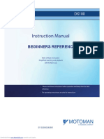 DX100 Instruction Manual Beginners Reference