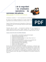 1 Asesino de La Seguridad y Salud de Los Empleados de Los Operadores de Carretillas Elevadoras