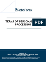 Terms of Personal Data Processing