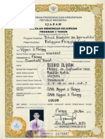 Ijazah Ridho